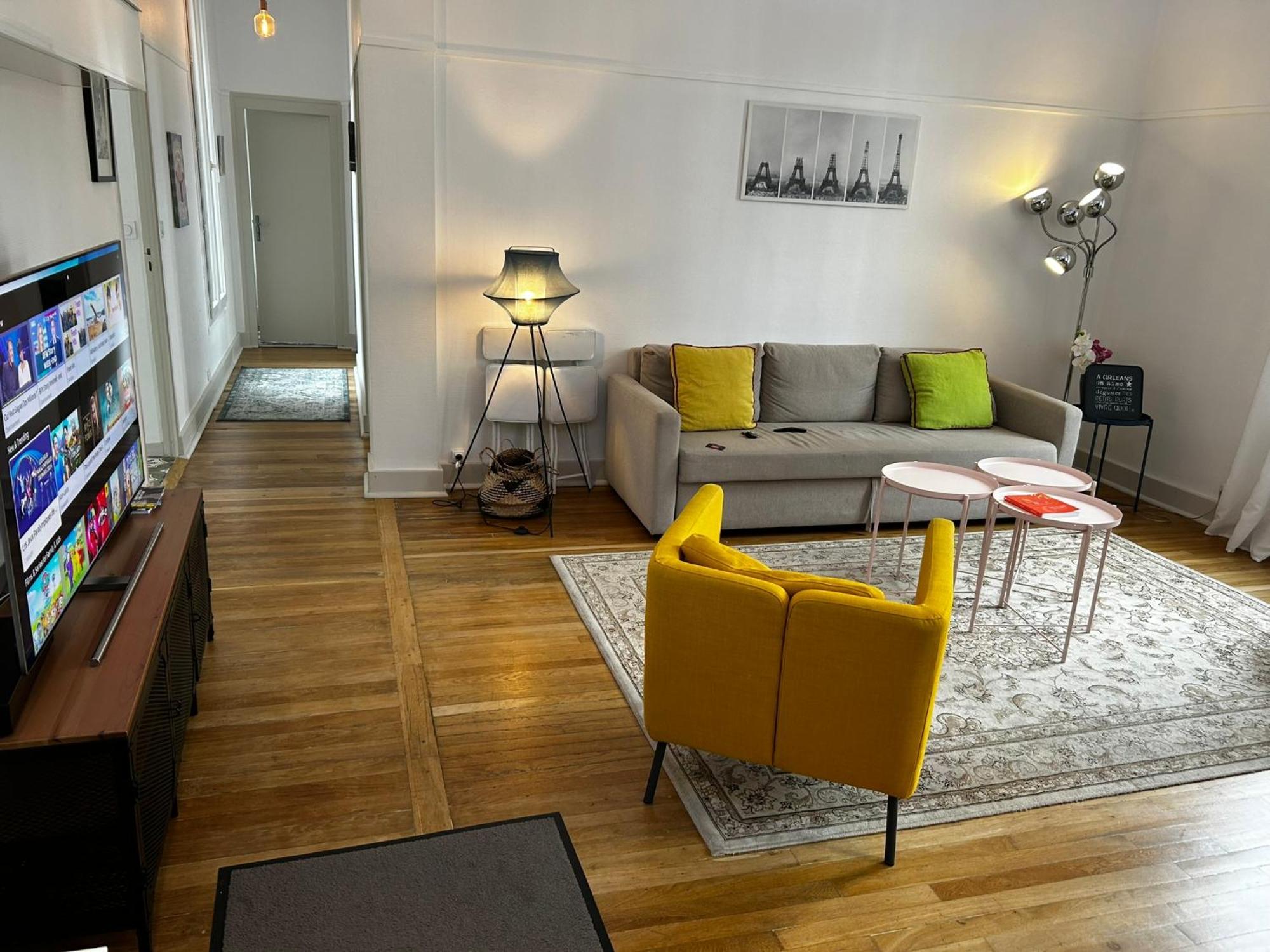 Martroi - Coeur De Ville - 3 Pieces 80 M2 Tv - Internet Haut Debit - Loisirs Et Affaires Orleans Exterior photo